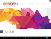 Tablet Screenshot of diversityvalueindex.com